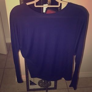 Royal Blue Long sleeve Blouse